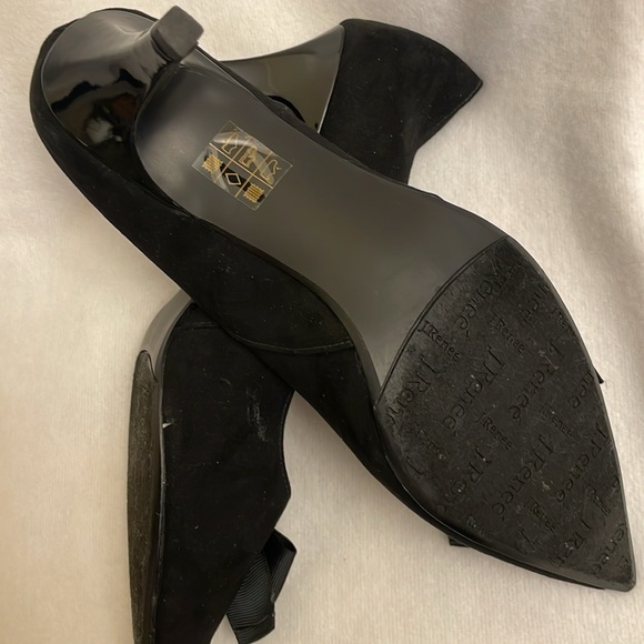 J. Renee black suade/patent pumps with grosgrain bow. Size 9.5wide
Heel is >2.5 - Picture 6 of 8